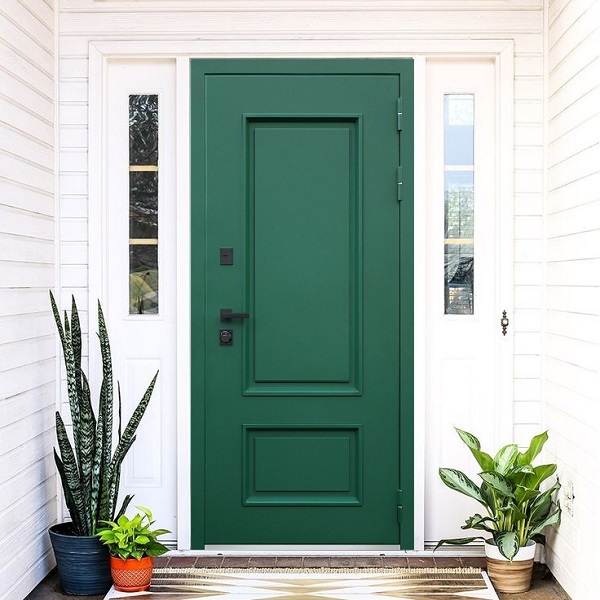 Двери терморазрыв 3К Олимп зеленый | Входные двери в дом 