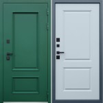 Двери терморазрыв 3К Олимп зеленый | Входные двери в дом 