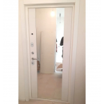 Входная дверь Трендо с Зеркалом Максимум - Белый софт