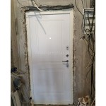 Входная дверь ART графит 11 - Белый софт