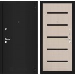 Входная металлическая дверь Classic шагрень черная или медный антик (на выбор) 01 Беленый дуб