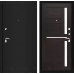 Входная металлическая дверь Classic шагрень черная или медный антик (на выбор) 02 Венге