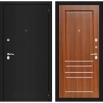 Входная металлическая дверь Classic шагрень черная или медный антик (на выбор) 03 Орех бренди