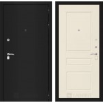 Входная металлическая дверь Classic шагрень черная или медный антик (на выбор) 03 Крем софт