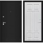 Входная металлическая дверь Classic шагрень черная или медный антик (на выбор) 08 Кристалл вуд