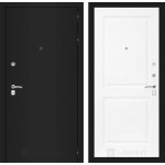 Входная металлическая дверь Classic шагрень черная или медный антик (на выбор) 11 Белый софт