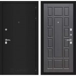 Входная металлическая дверь Classic шагрень черная или медный антик (на выбор) 12 Венге