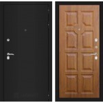 Входная металлическая дверь Classic шагрень черная или медный антик (на выбор) 17 Золотой дуб