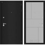 Входная металлическая дверь Classic шагрень черная или медный антик (на выбор) 21 Грей софт