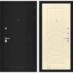 Входная металлическая дверь Classic шагрень черная или медный антик (на выбор) 23 Шампань софт