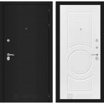 Входная металлическая дверь Classic шагрень черная или медный антик (на выбор) 23 Белый софт