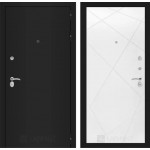 Входная металлическая дверь Classic шагрень черная или медный антик (на выбор) 24 Белый софт