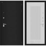 Входная металлическая дверь Classic шагрень черная или медный антик (на выбор) 30 Белый рельеф софт