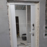 Входная дверь Трендо с Зеркалом Максимум - Белый софт
