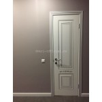 Входные двери в квартиру Гера-2 слоновая кость | Смальта 04 белая эмаль патина серебро