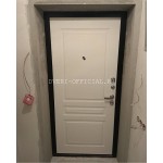 Входная дверь Феникс 3К с панелью Турин белая эмаль Regidoors