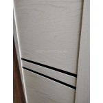 Двери PSM-4 дуб скай белый белоснежный лакобель