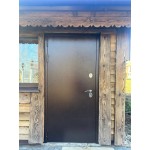 Входная дверь Термо Магнит 29-Серый рельеф софт