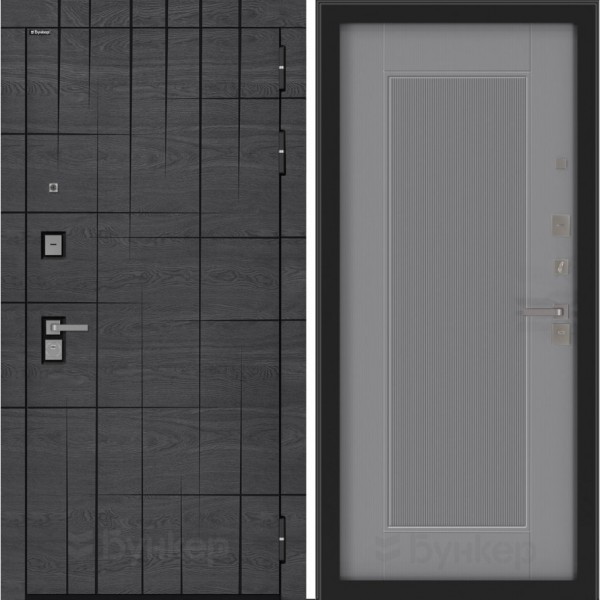 BN-09 панель Амстрод - Серый софт рельеф