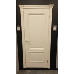 Двери багетные белая эмаль RAL 9010 Шарм 02