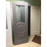 Двери Смальта-45 серая эмаль 
