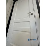 Двери эмалит VILLA 3V серый со стеклом