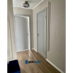 Двери КВАДРО-6 серая эмаль