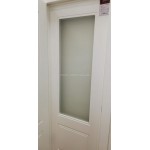 Двери КВАДРО-2 белая эмаль