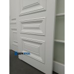 Двери Дебют-3 белая эмаль - багетные двери
