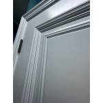 Двери Этюд белая эмаль - багетные двери