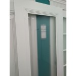 Двери Уно 1 белая эмаль со стеклом