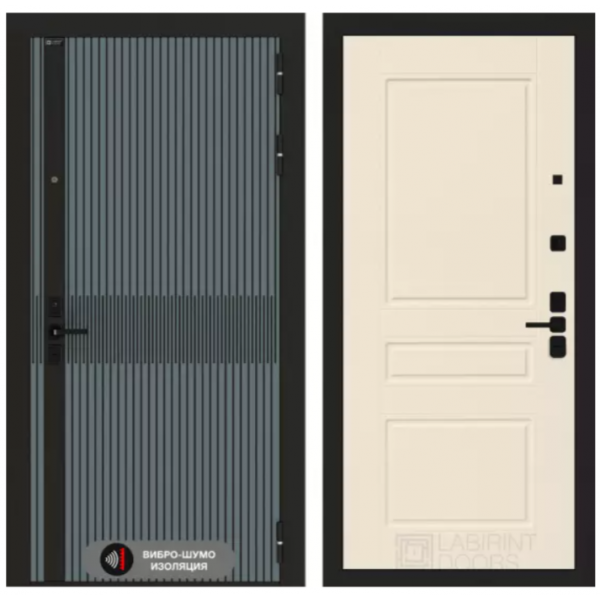 Входная дверь ISSIDA 03 - Крем софт