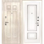 Входные двери в квартиру Гера-2 слоновая кость | Смальта 08 белая эмаль патина серебро